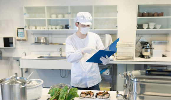給食の様子